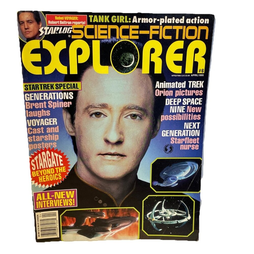 Starlog Science-Fiction Explorer #6 April 1995 Brent Spiner Star Trek Voyager